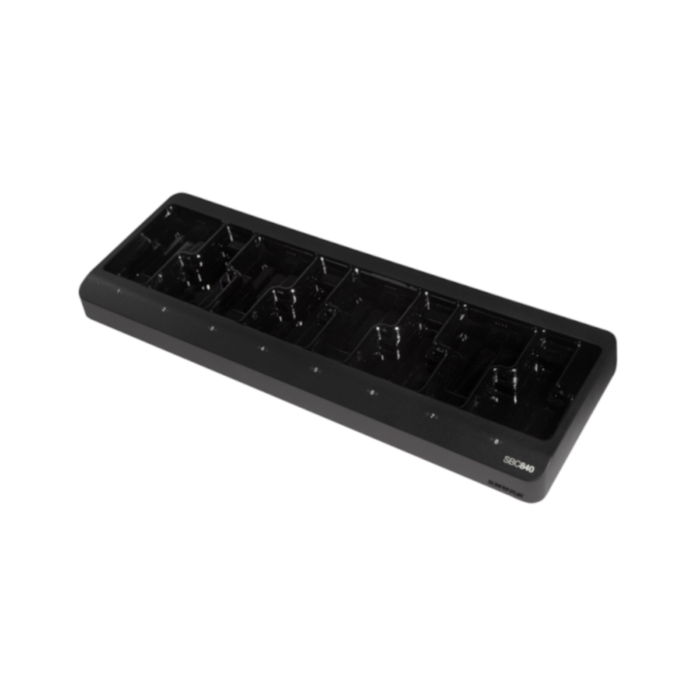 Shure - SBC840-E Battery charger for 8 SB910