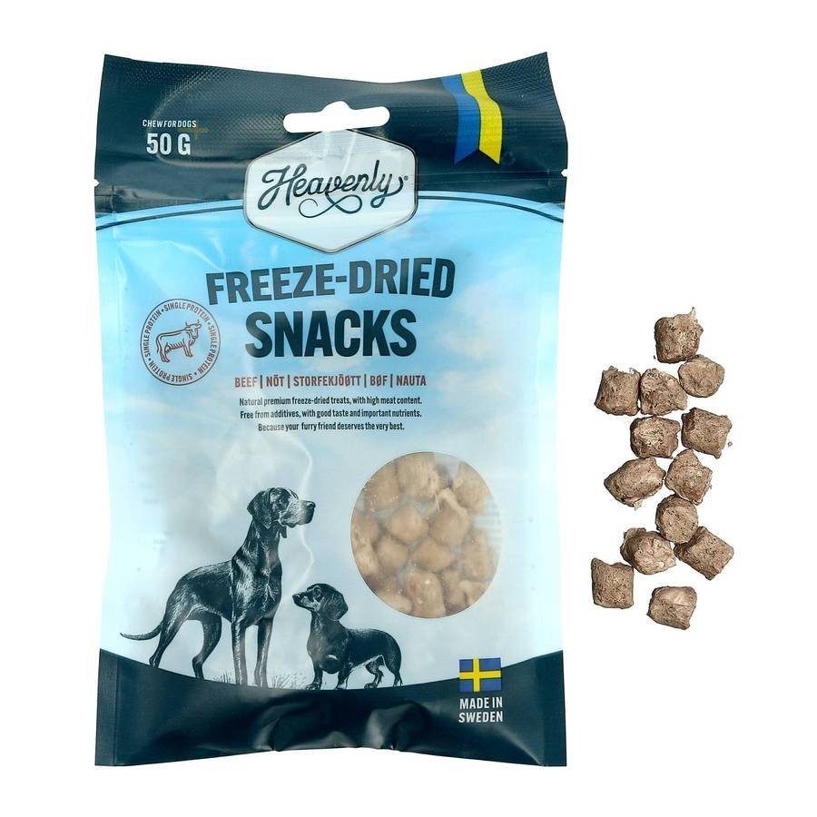 Dogman Frystorkat snacks av nöt 50g