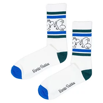 Mumin Retro herrstrumpor - Mumintrollet, vit