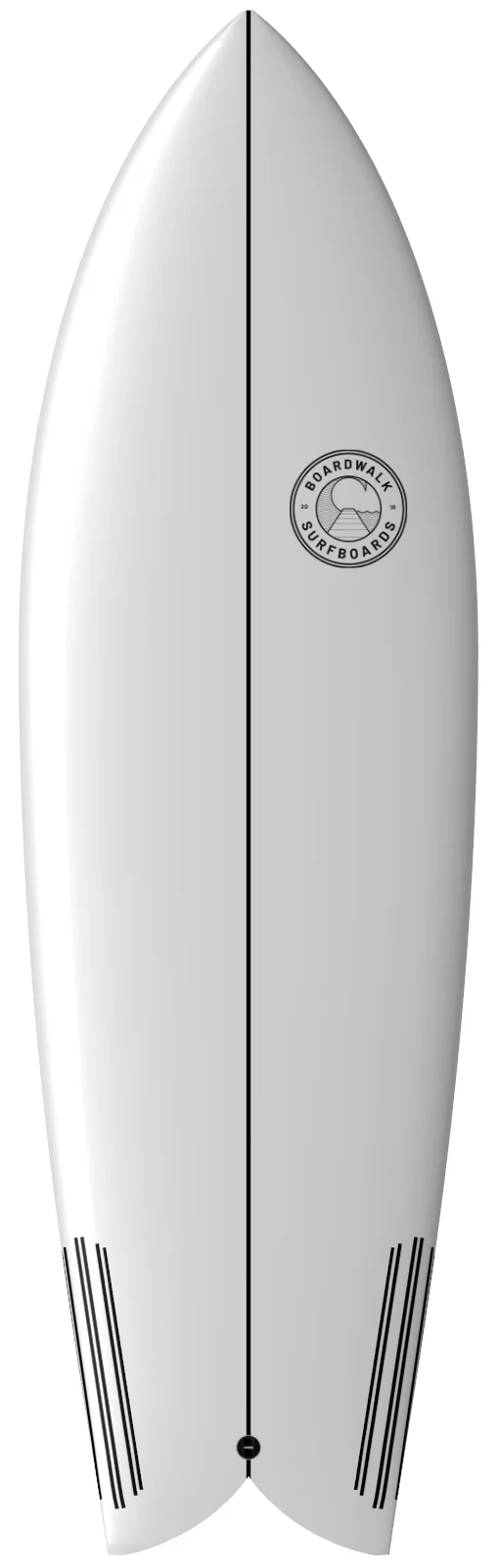 Boardwalk Surfboards Retro Fish 5,7" Carbon/EPS/Epoxy