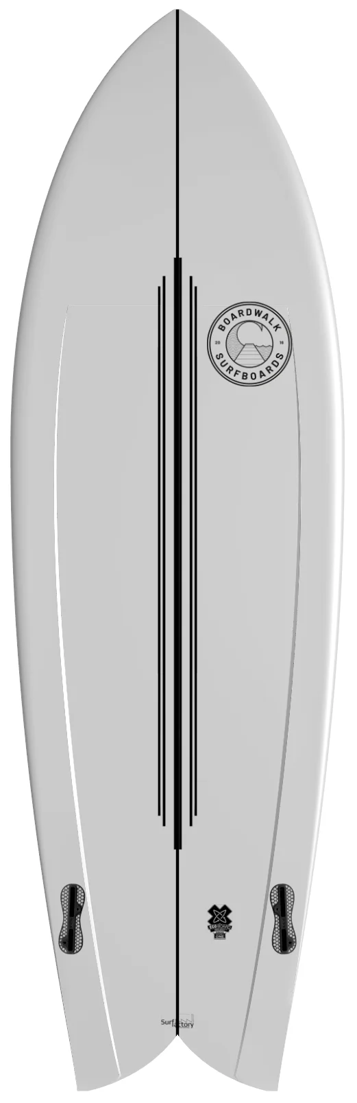 Boardwalk Surfboards Retro Fish 5,7" Carbon/EPS/Epoxy - 2