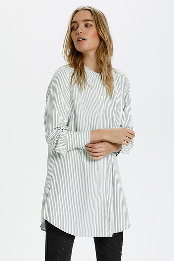 Culture - Magnolia Long Shirt Burnt Olive