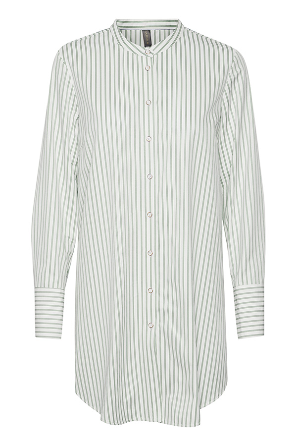 Culture - Magnolia Long Shirt Burnt Olive - 6