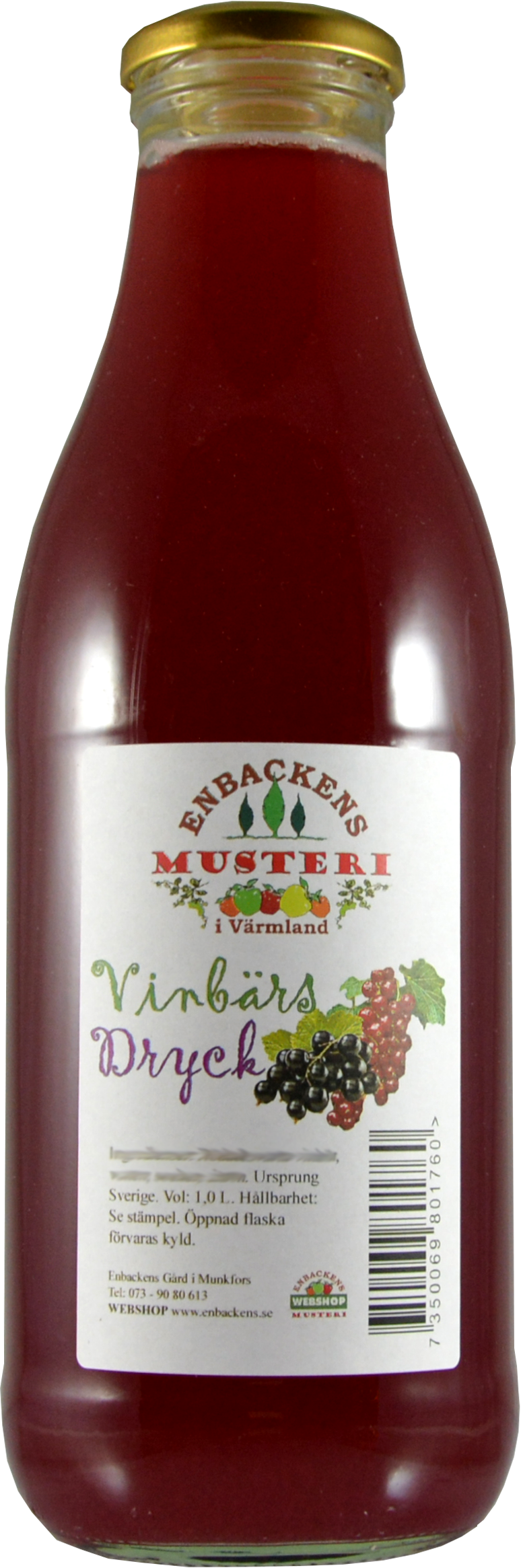Vinbärsdryck 1 liter