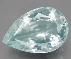 2.10 ct Lujosa piedra preciosa genuina de aguamarina santa maría - 2