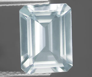 1,38 ct Lujosa piedra preciosa genuina de aguamarina santa maría - 4