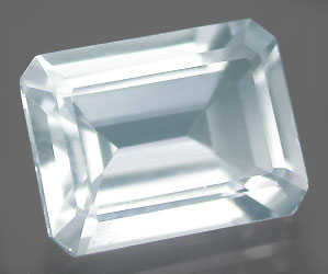 1,38 ct Lujosa piedra preciosa genuina de aguamarina santa maría - 2
