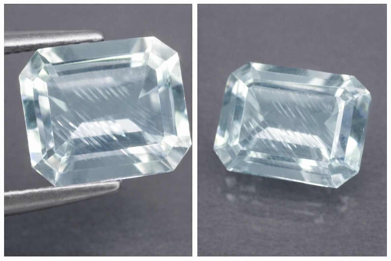 ¡Precio de venta de piedras preciosas de aguamarina genuina de lujo de 2,20 quilates!