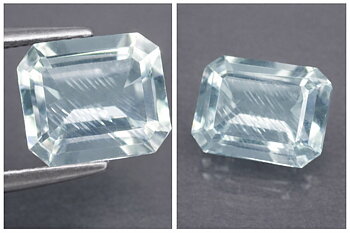 ¡Precio de venta de piedras preciosas de aguamarina genuina de lujo de 2,20 quilates!