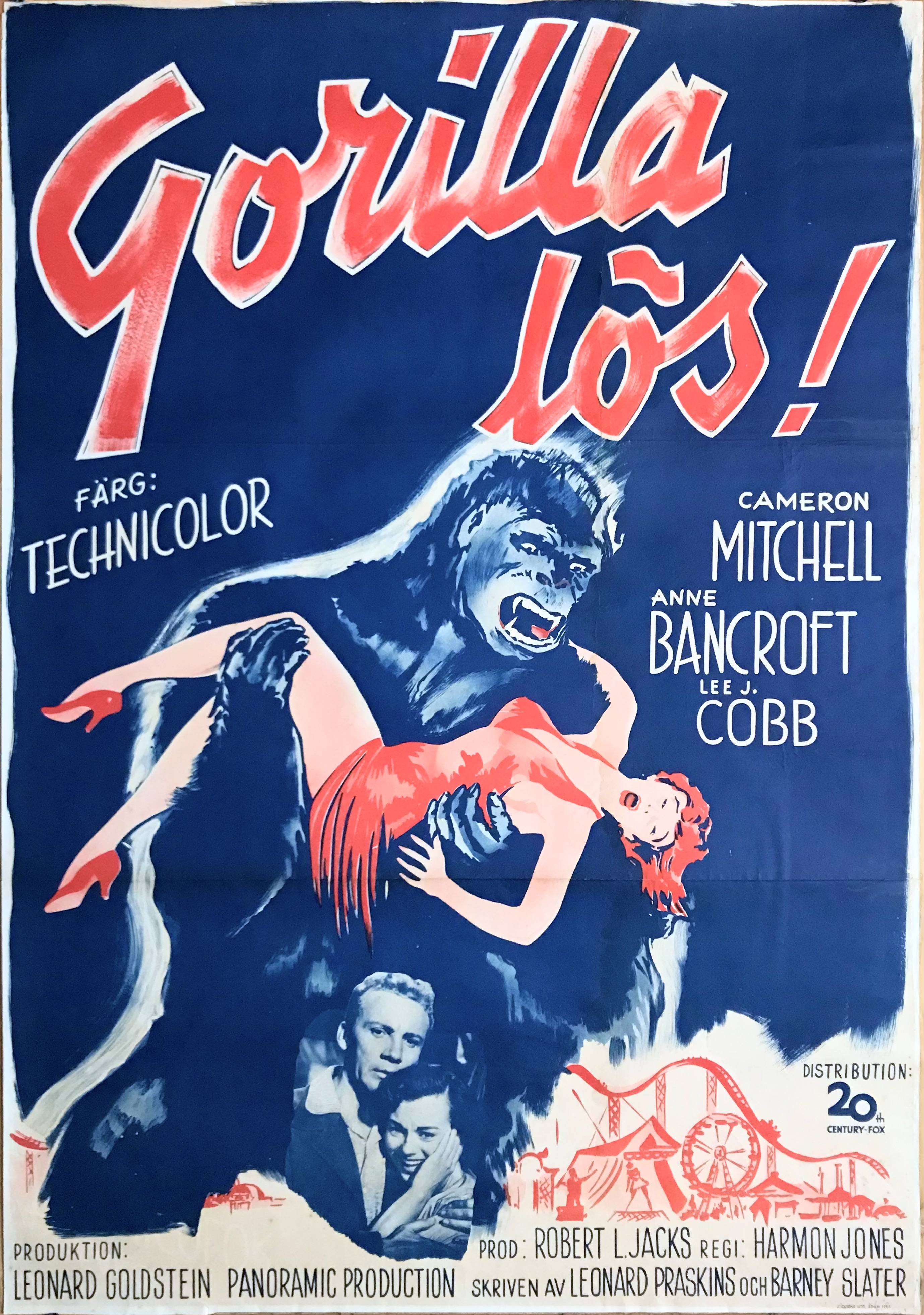 GORILLA AT LARGE (1954)