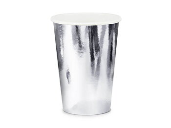 Pappersmuggar | 220 ml | 6-pack | Silver