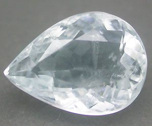 2.96 ct large pear shaped beautiful aquamarine gemstone - 4