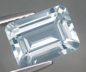 Piedra preciosa de aguamarina natural de primera calidad de lujo de 1,50 ct - 2