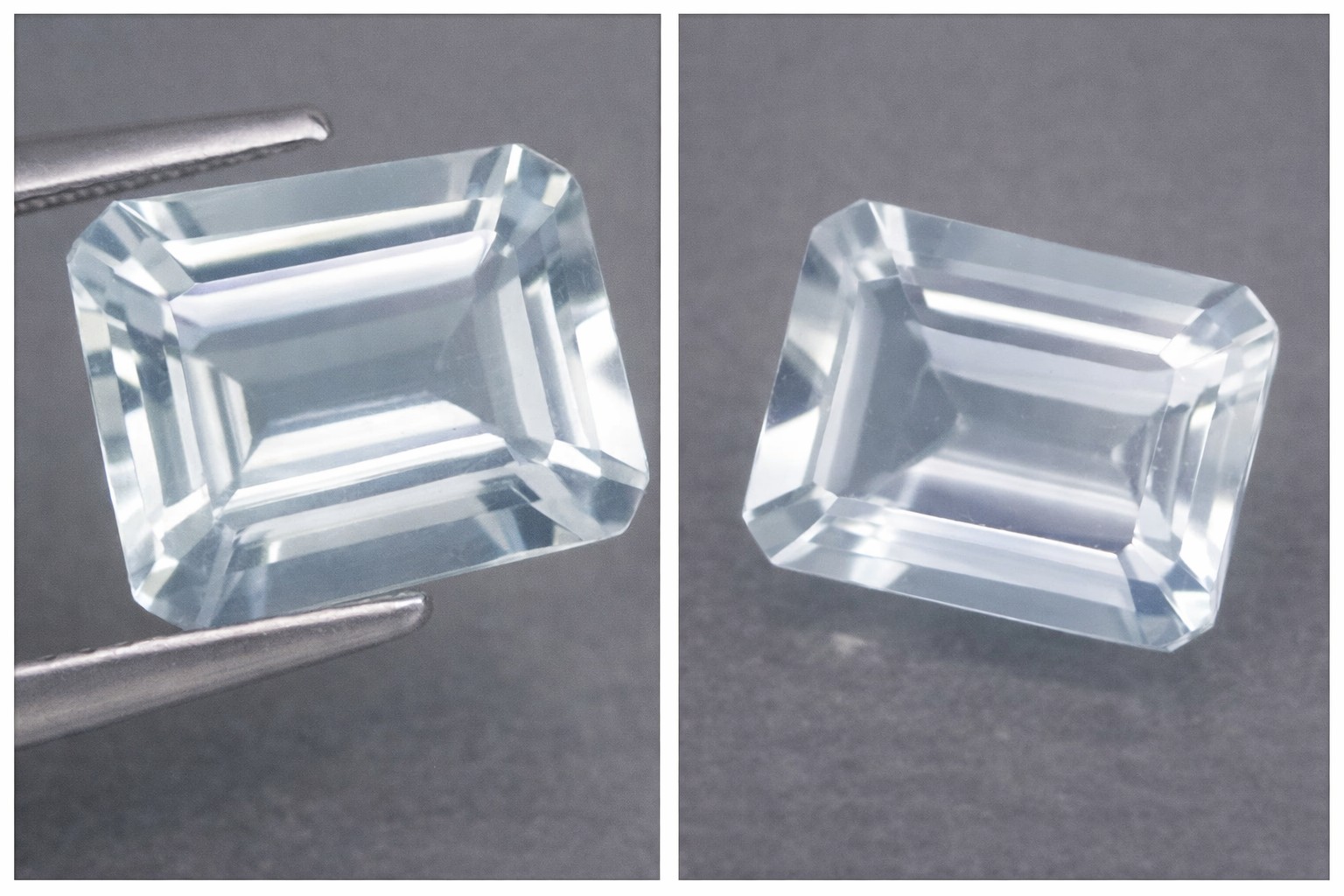 Piedra preciosa de aguamarina natural de primera calidad de lujo de 1,50 ct