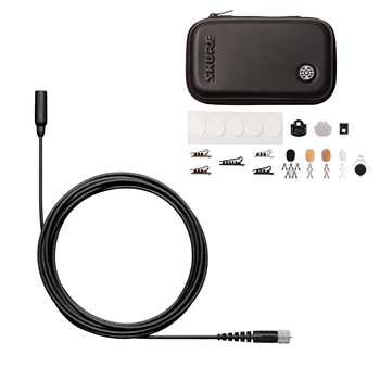 Shure - TL48 Omni Speech Low-sen 1.6mm MDOT Black ACC