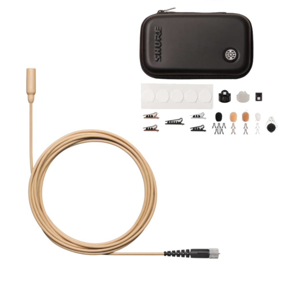 Shure - TL48 Omni Speech Low-sen 1.6mm MDOT Tan ACC