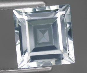 Piedra preciosa de aguamarina natural de alta calidad de lujo de 1,22 ct - 2