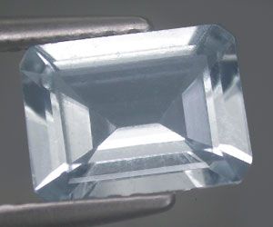 Piedra preciosa de aguamarina natural de lujo de 1,26 ct - 4