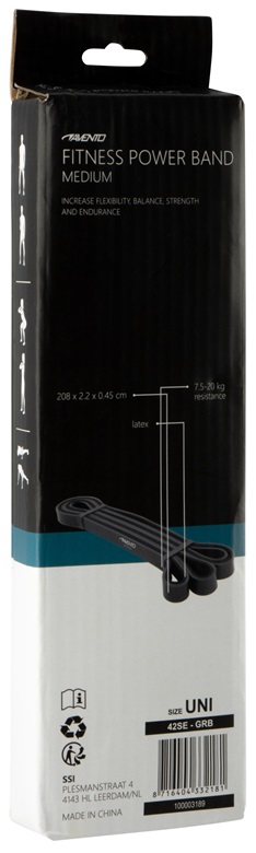 AVENTO FITNESS POWER BAND LATEX MOTSTÅND-MEDIUM - 5