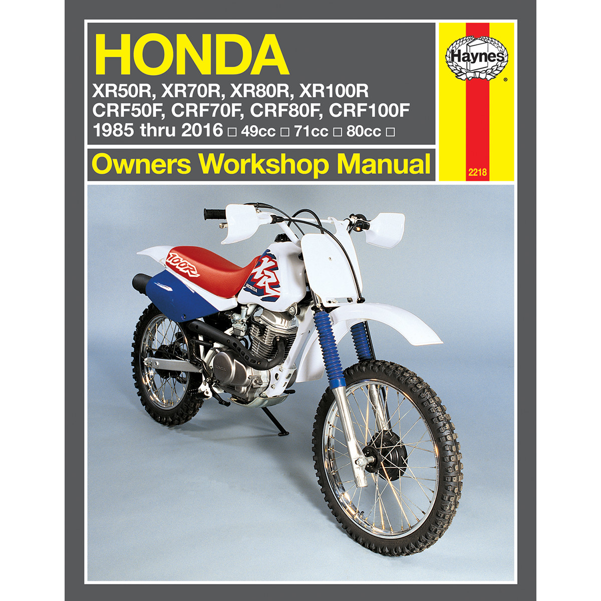 Haynes reparations handbok till  HONDA  XR80R/XR100R