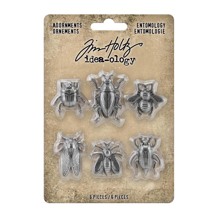Tim Holtz Idea-Ology Metal adornments entomology