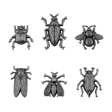 Tim Holtz Idea-Ology Metal adornments entomology
