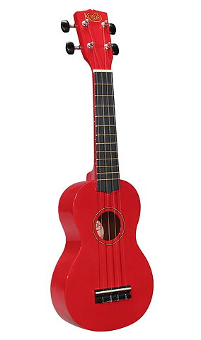 Ukulele Korala Sopran UKS-30 röd