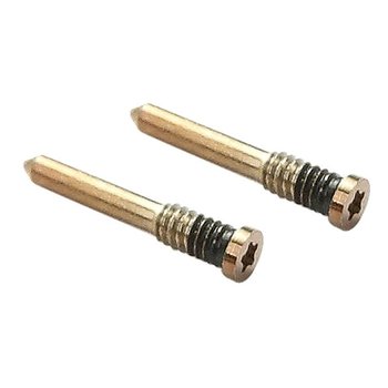 Original iPhone 12 Serie Bottenskruvar (2 st) - Guld