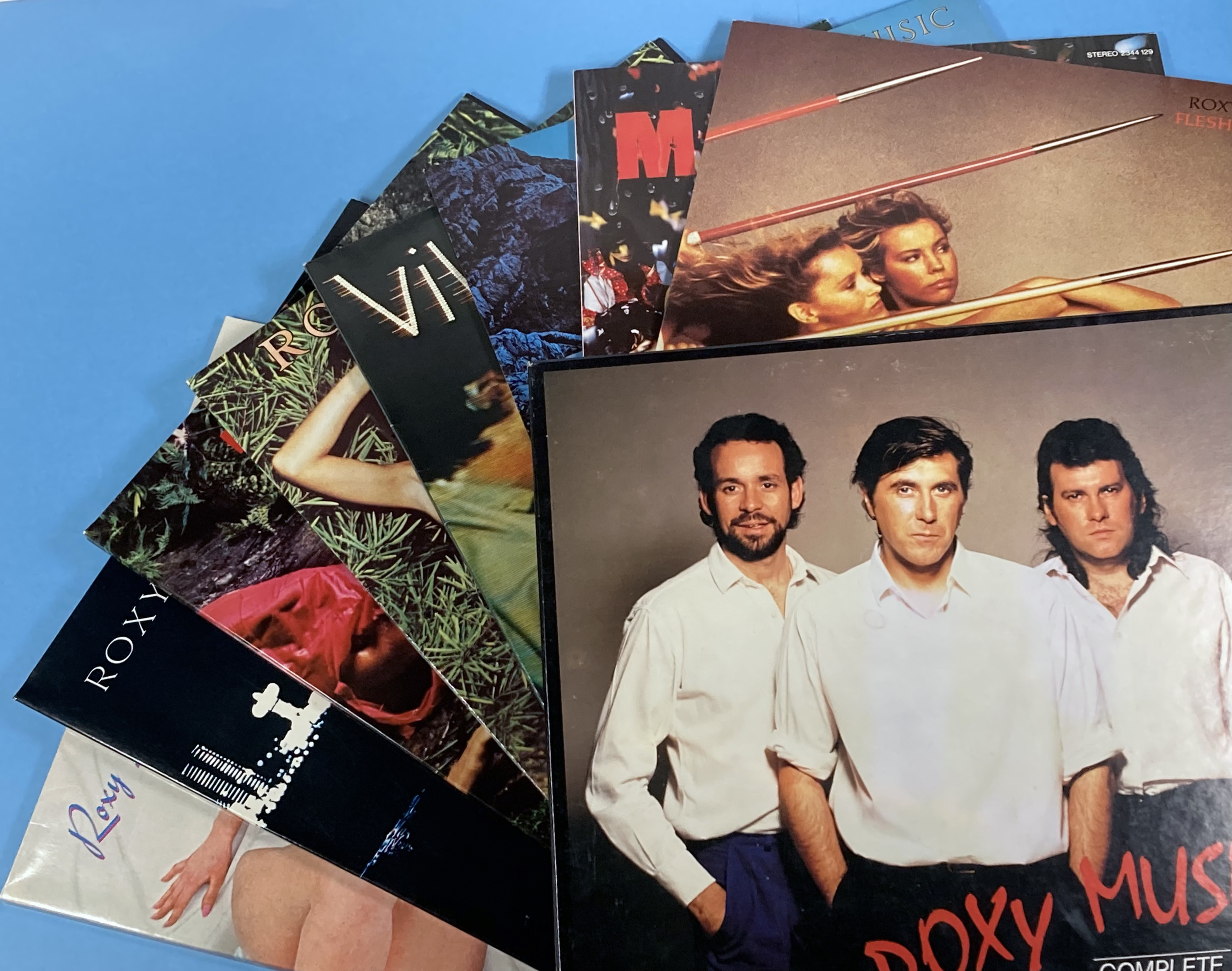 ROXY MUSIC - Complete / Scandinavian Music 8 LP BOX SET 1986