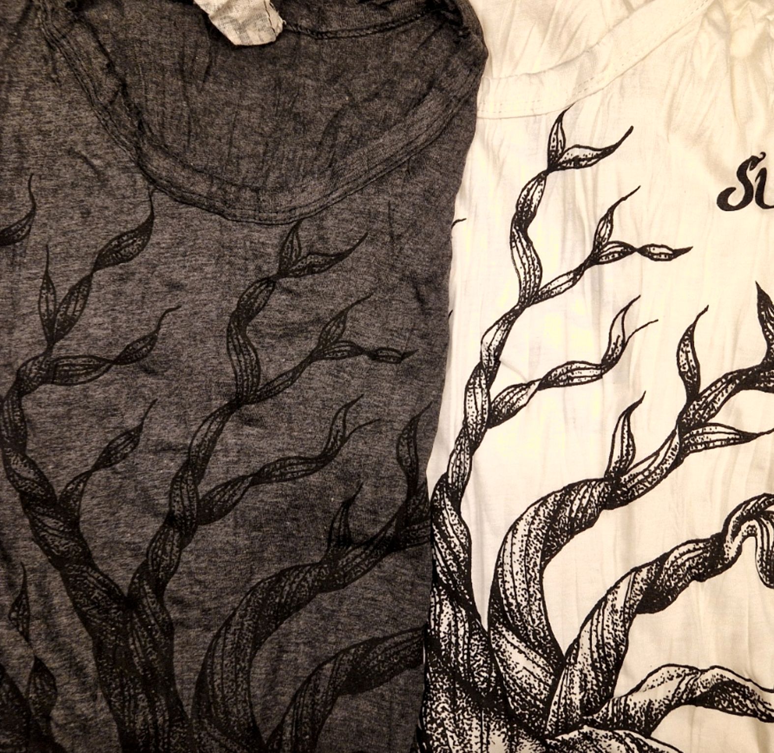 SURE T-shirt - Träd med Freds Symbol - Vit - 3