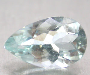 0.72 ct pear shaped natural untreated genuine aquamarine gemstone