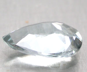 0.72 ct pear shaped natural untreated genuine aquamarine gemstone - 2