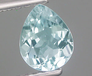 0,55 ct en forma de gota hermosa piedra preciosa natural genuina aguamarina