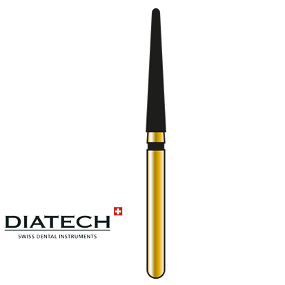 DIATECH® Round Taper Long Gold Diamond  856L / 199, 5st. 