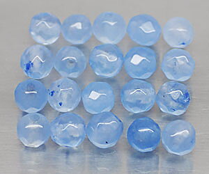 Lote de 9,47 ct de 20 piedras preciosas de aguamarina natural genuinas