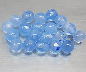 Lote de 9,27 ct de 20 piedras preciosas de aguamarina natural genuinas