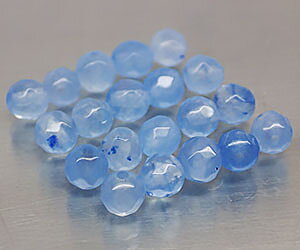 Lote de 9,27 ct de 20 piedras preciosas de aguamarina natural genuinas