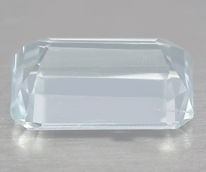 0.57 ct emerald shaped beautiful natural aquamarine gemstone! - 2