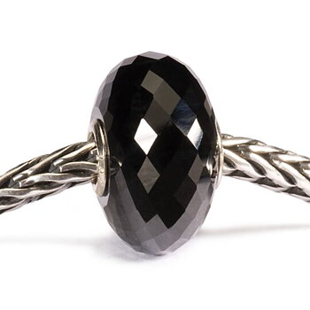 Trollbeads Black Onyx facetterad stenkula
