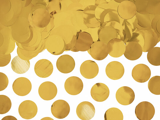 KONFETTI | Metallic guld