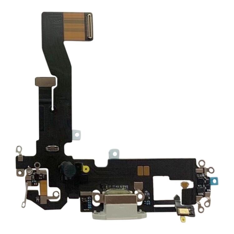 Original iPhone 12 Pro Laddkontakt med Flex - Vit