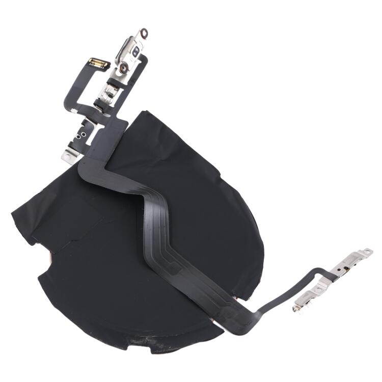 Original iPhone 12 / 12 Pro NFC Antenn med Ström & Volym Flexkabel - 2