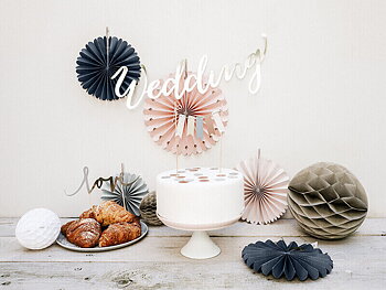 CAKE TOPPER | Love | Silver