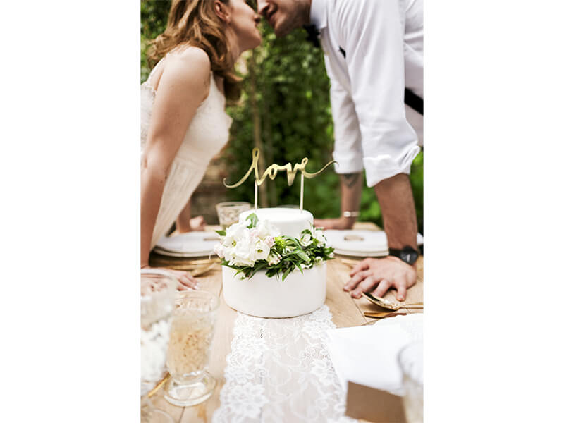 CAKE TOPPER | Love | Guld