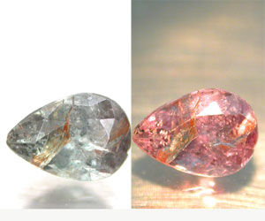 Piedra preciosa de alejandrita rusa natural genuina extremadamente rara de 0,53 ct