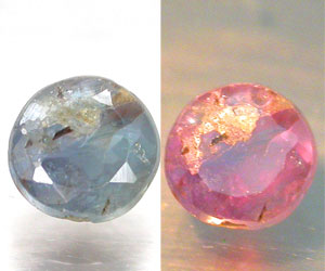 Piedra preciosa de alejandrita rusa genuina redonda de 0,33 ct de 4 mm redonda muy rara