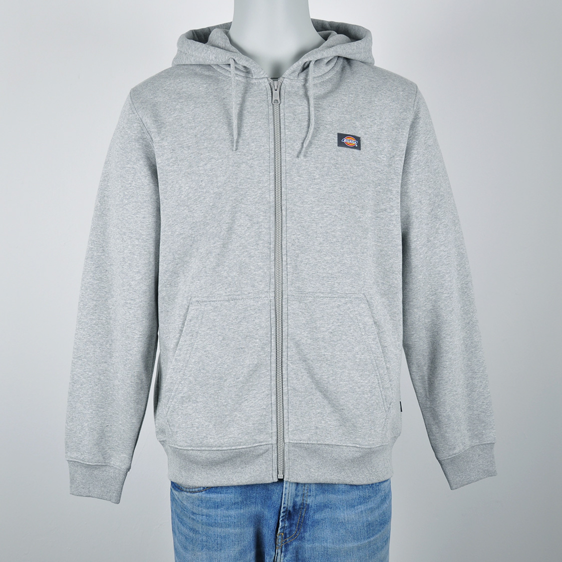 Dickies - Oakport Zip Hood Grey Melange