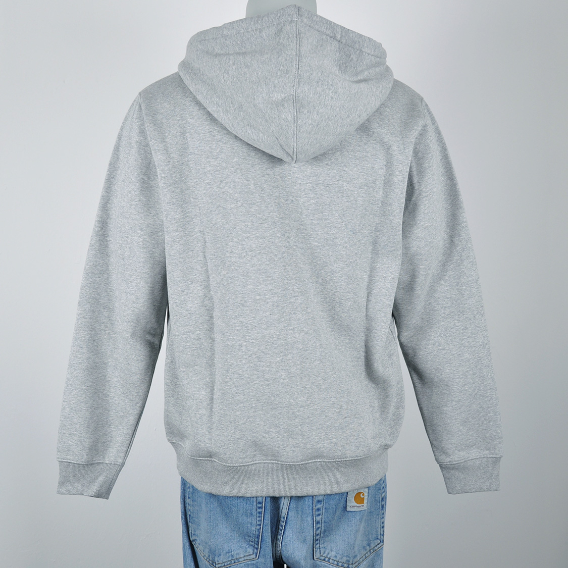 Dickies Oakport Zip Hood Grey Melange Appertiff Workshop 2759