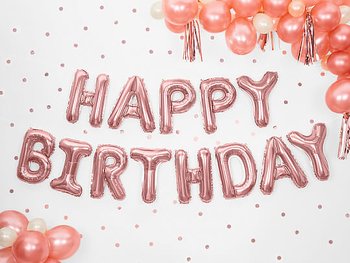 BALLONGGIRLANG | HAPPY BIRTHDAY | Rosé