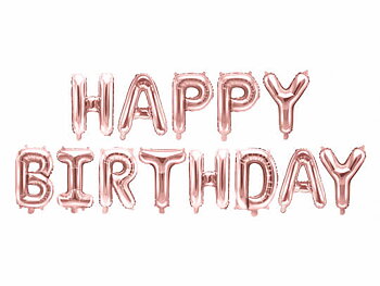 BALLONGGIRLANG | HAPPY BIRTHDAY | Rosé